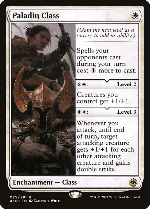 Paladin Class AFR-29 Rare Excellent Englisch Foil