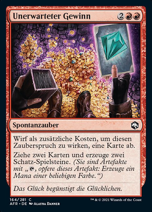 Unerwarteter Gewinn AFR-164 Common Near Mint Deutsch