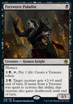 Abgeschworener Paladin AFR-104 Rare Excellent Englisch Foil