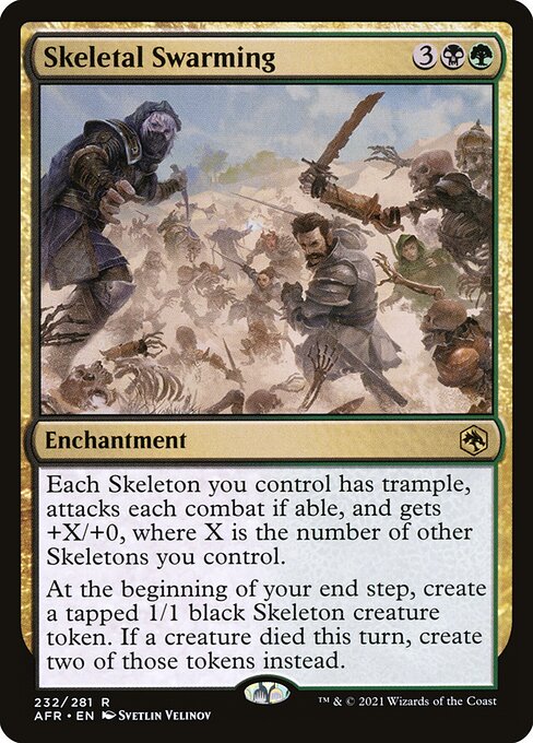 Skeletal Swarming AFR-232 Rare Near Mint Englisch