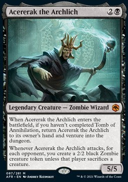 Acererak der Erzlich AFR-87 Mythic Near Mint Deutsch