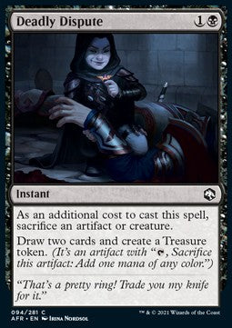 Tödlicher Disput AFR-94 Common Near Mint Englisch Foil