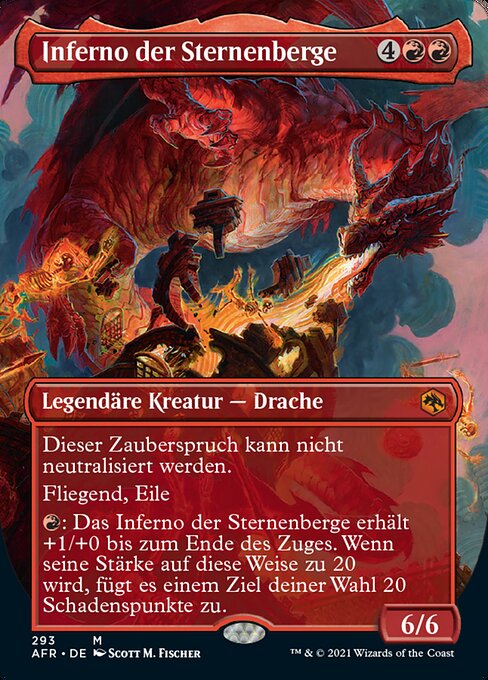 Inferno der Sternenberge XAFR-293 Mythic Near Mint Deutsch