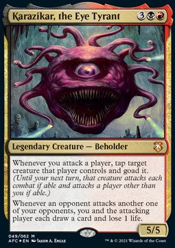 Karazikar, the Eye Tyrant AFC-49 Mythic Near Mint Deutsch Foil