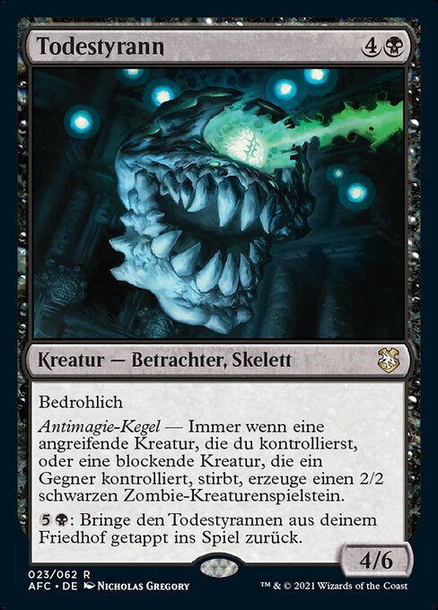Death Tyrant AFC-23 Rare Near Mint Deutsch