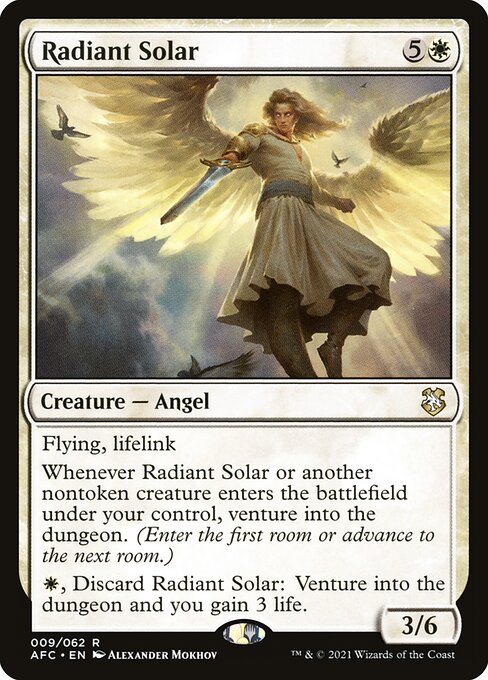 Radiant Solar AFC-9 Rare Near Mint Englisch
