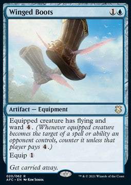 Winged Boots AFC-20 Rare Excellent Englisch