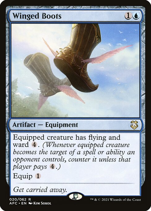 Winged Boots AFC-20 Rare Excellent Englisch