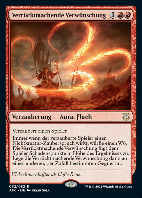 Verrücktmachende Verwünschung AFC-32 Rare Near Mint Deutsch