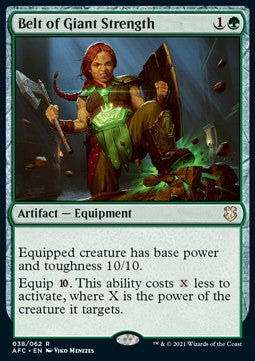 Gürtel der Riesenstärke AFC-38 Rare Excellent Deutsch