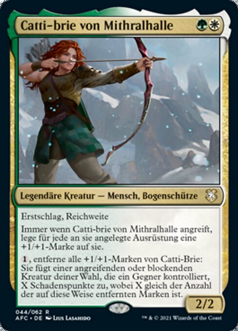Catti-brie von Mithralhalle AFC-44 Rare Near Mint Deutsch