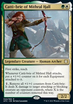Catti-brie of Mithral Hall AFC-44 Rare Near Mint Englisch