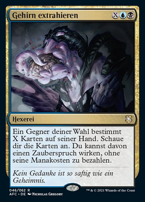 Extract Brain AFC-46 Rare Near Mint Deutsch