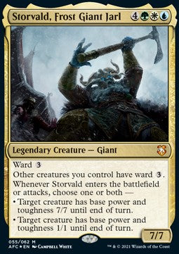 Storvald, Frostriesen-Jarl AFC-55 Mythic Excellent Deutsch Foil