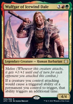 Wulfgar of Icewind Dale AFC-56 Rare Near Mint Englisch