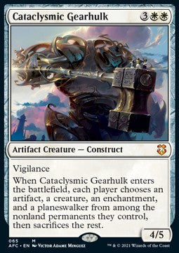 Cataclysmic Gearhulk AFC-65 Mythic Excellent Englisch