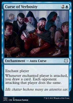 Fluch der Geschwätzigkeit AFC-82 Uncommon Near Mint Deutsch