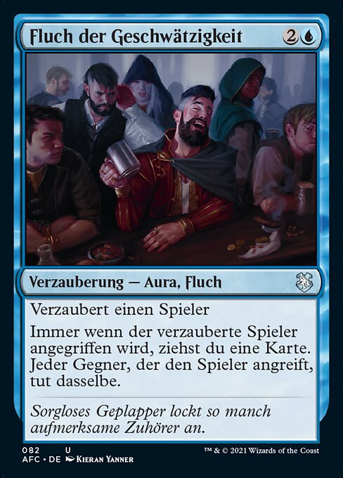 Fluch der Geschwätzigkeit AFC-82 Uncommon Near Mint Deutsch