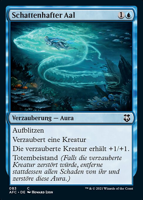 Schattenhafter Aal AFC-83 Common Near Mint Deutsch
