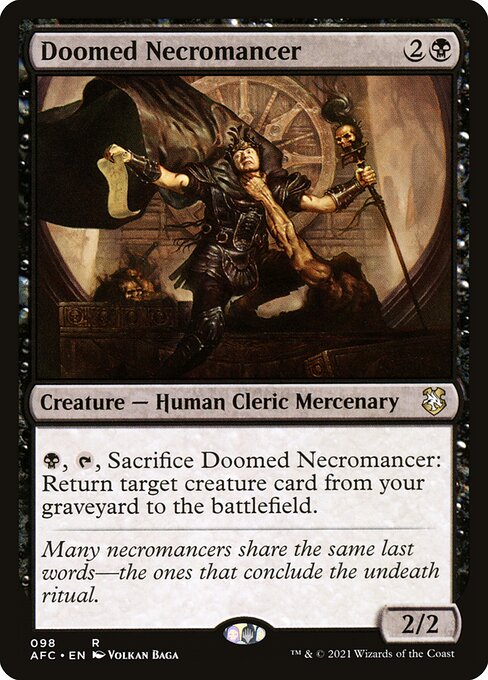 Doomed Necromancer AFC-98 Rare Excellent Englisch