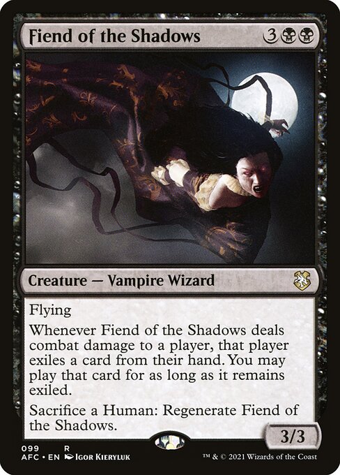 Fiend of the Shadows AFC-99 Rare Near Mint Englisch