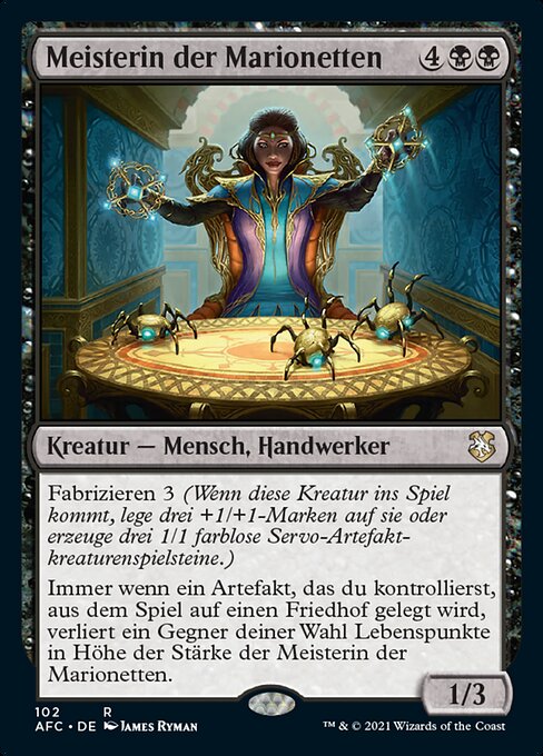 Meisterin der Marionetten AFC-102 Rare Near Mint Deutsch