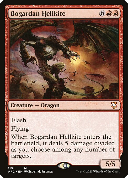 Bogardan Hellkite AFC-115 Mythic Near Mint Englisch