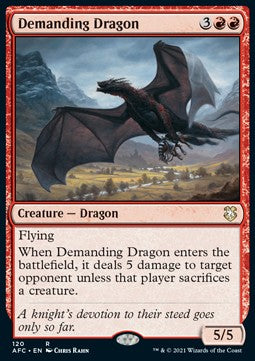 Demanding Dragon AFC-120 Rare Near Mint Englisch