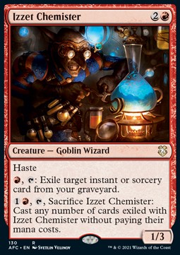Izzet-Chemister AFC-130 Rare Near Mint Deutsch