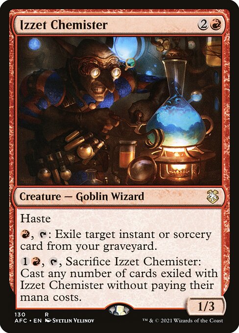Izzet-Chemister AFC-130 Rare Excellent Englisch