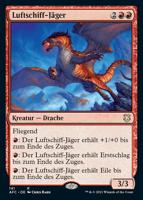Luftschiff-Jäger AFC-141 Rare Excellent Deutsch