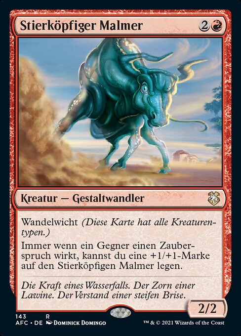 Stierköpfiger Malmer AFC-143 Rare Excellent Deutsch