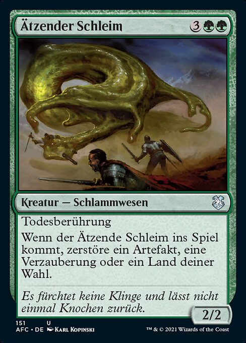 Ätzender Schleim AFC-151 Uncommon Near Mint Deutsch