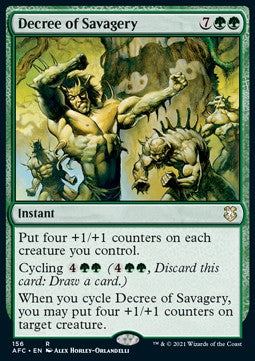 Decree of Savagery AFC-156 Rare Excellent Englisch