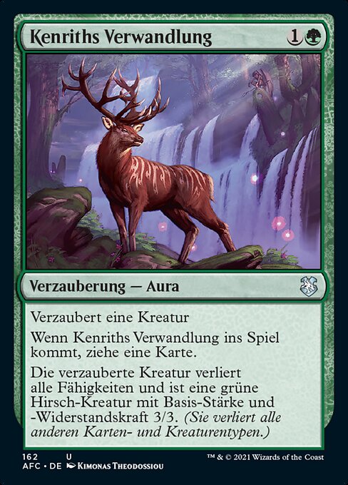 Kenriths Verwandlung AFC-162 Uncommon Excellent Deutsch