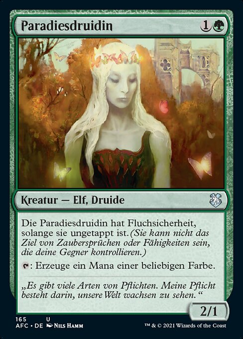 Paradiesdruidin AFC-165 Uncommon Near Mint Deutsch