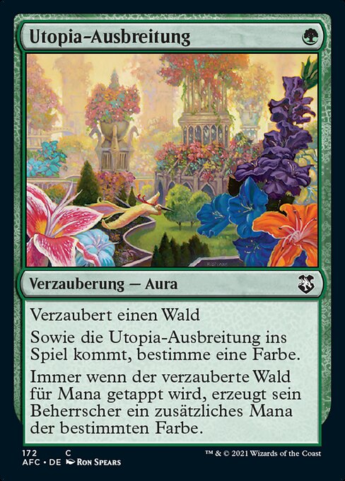 Utopia-Ausbreitung AFC-172 Common Near Mint Deutsch