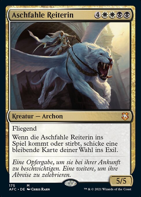 Aschfahle Reiterin AFC-175 Mythic Excellent Deutsch
