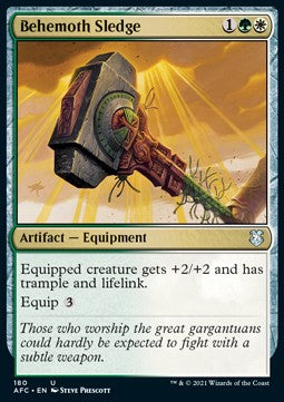 Behemoth-Vorschlaghammer AFC-180 Uncommon Near Mint Deutsch