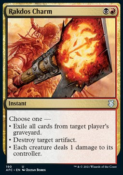 Rakdos Charm AFC-190 Uncommon Near Mint Englisch