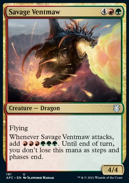 Savage Ventmaw AFC-191 Uncommon Near Mint Englisch