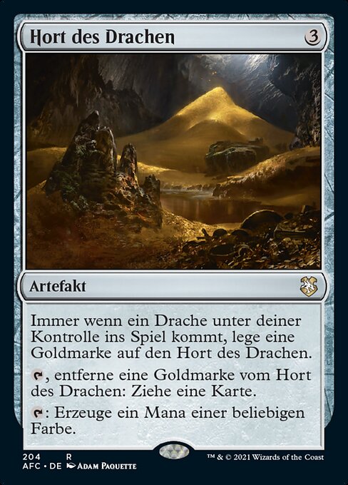 Hort des Drachen AFC-204 Rare Near Mint Deutsch