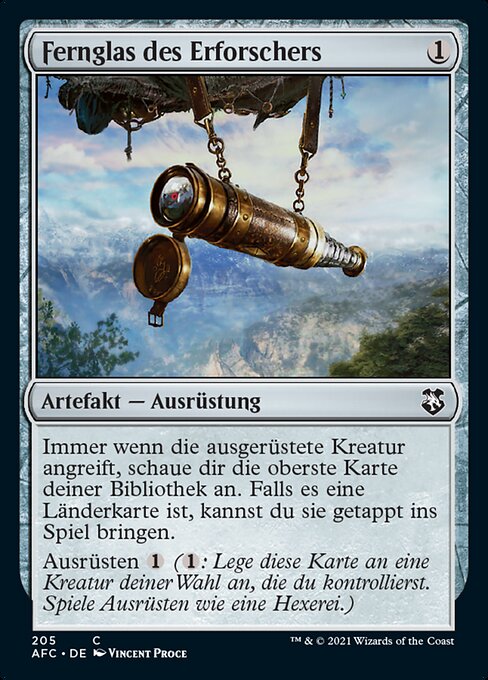 Fernglas des Erforschers AFC-205 Common Near Mint Deutsch