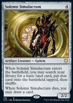 Solemn Simulacrum AFC-216 Rare Near Mint Englisch
