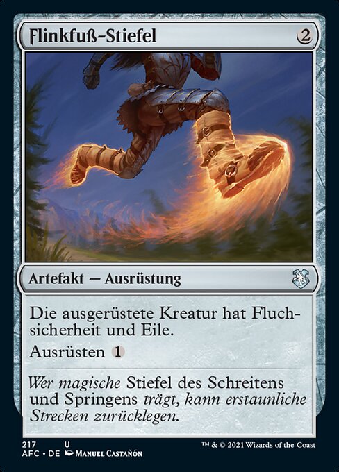 Flinkfuß-Stiefel AFC-217 Uncommon Near Mint Deutsch