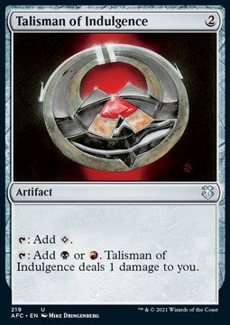 Talisman der Genusssucht AFC-219 Uncommon Near Mint Deutsch