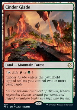 Cinder Glade AFC-229 Rare Excellent Englisch