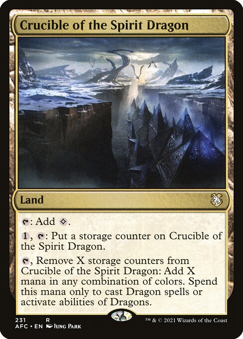 Crucible of the Spirit Dragon AFC-231 Rare Near Mint Englisch