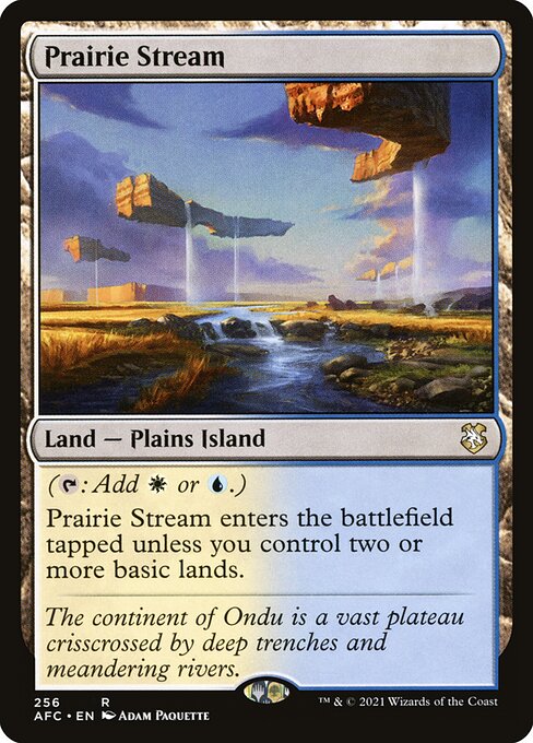 Prairie Stream AFC-256 Rare Near Mint Englisch