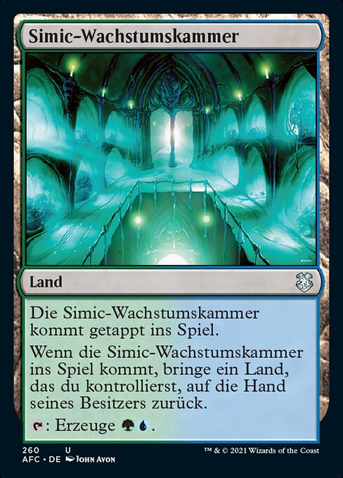Simic-Wachstumskammer AFC-260 Uncommon Near Mint Deutsch
